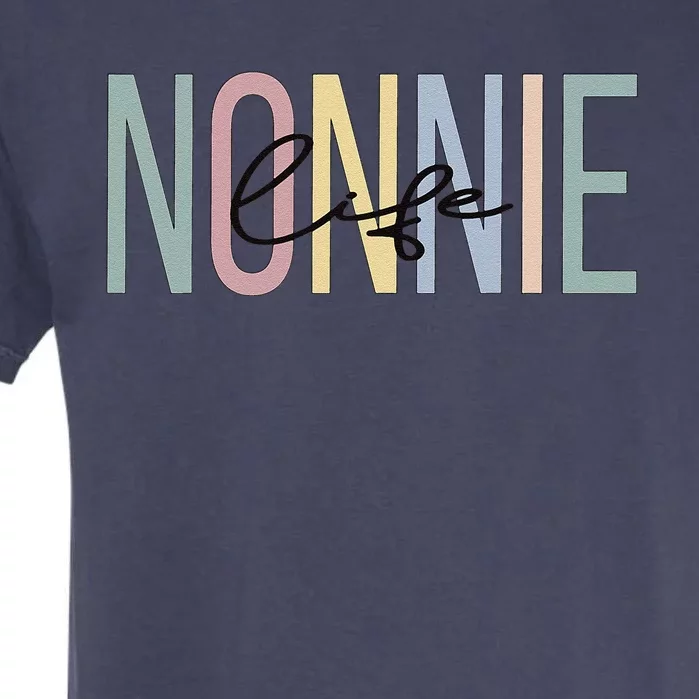 Nonnie Life Nonnie Grandma Boho Nonnie Grandmother Garment-Dyed Heavyweight T-Shirt