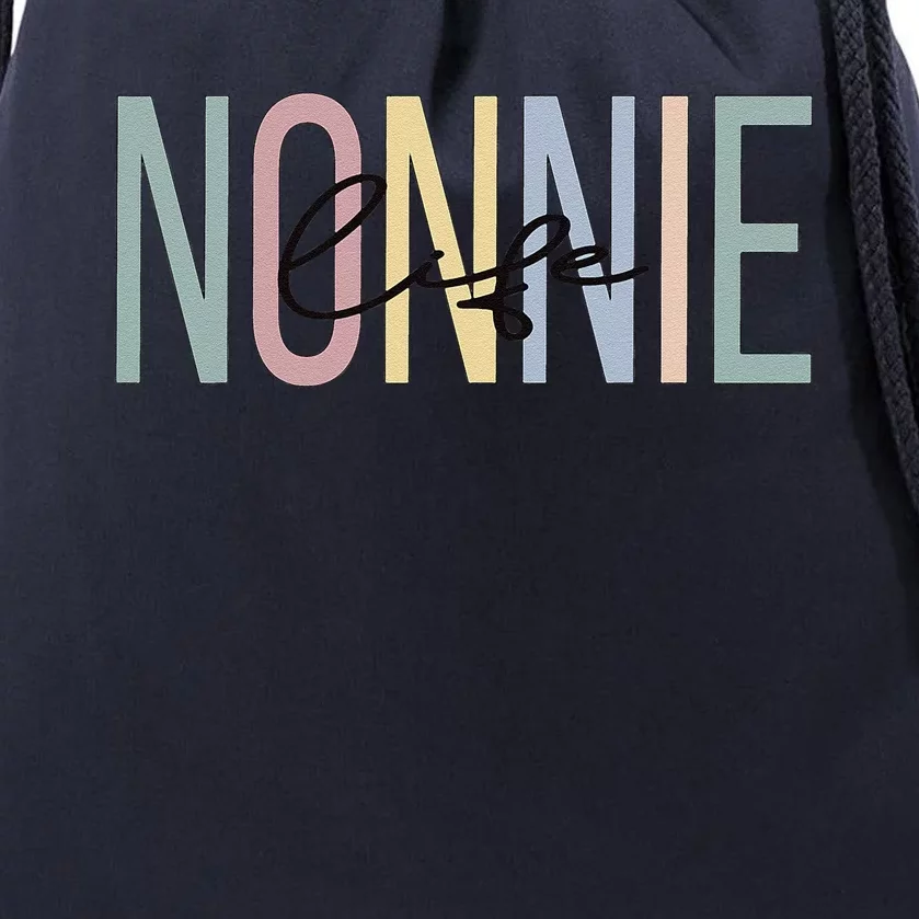 Nonnie Life Nonnie Grandma Boho Nonnie Grandmother Drawstring Bag