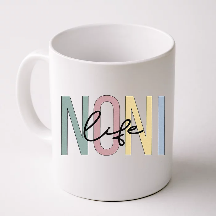 Noni Life Noni Grandma Boho Noni Grandmother Front & Back Coffee Mug