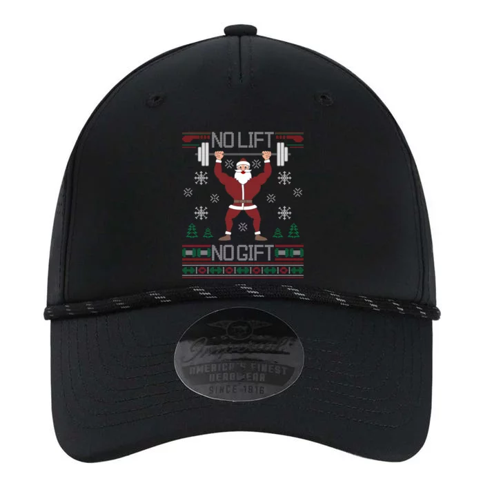 No Lift No Gift Ugly Christmas Gym Coach Santa Claus Meaningful Gift Performance The Dyno Cap