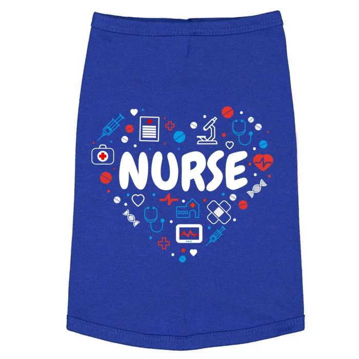 Nurse Love Nursing Student Rn Funny Gift Cool Gift Doggie Tank