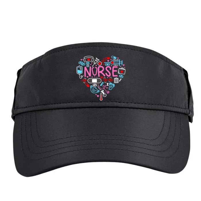 Nurse Love Nursing Student Rn Life Thank You Gifts Adult Drive Performance Visor