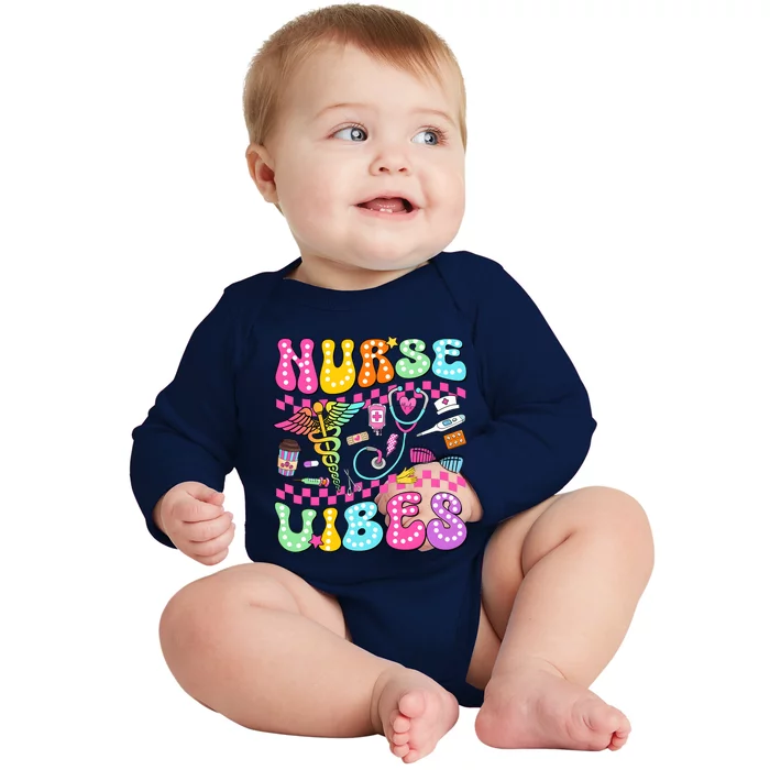 Nurse Life Nursing Health Care Baby Long Sleeve Bodysuit