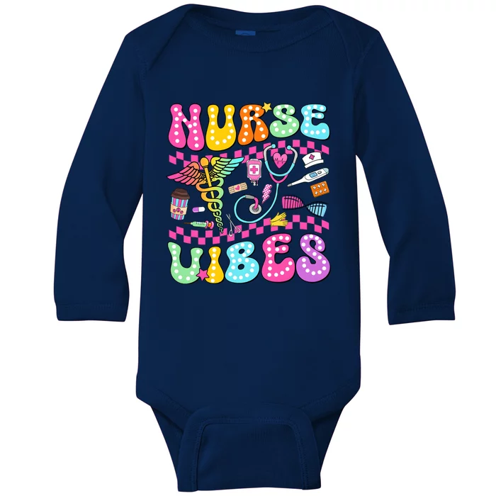 Nurse Life Nursing Health Care Baby Long Sleeve Bodysuit