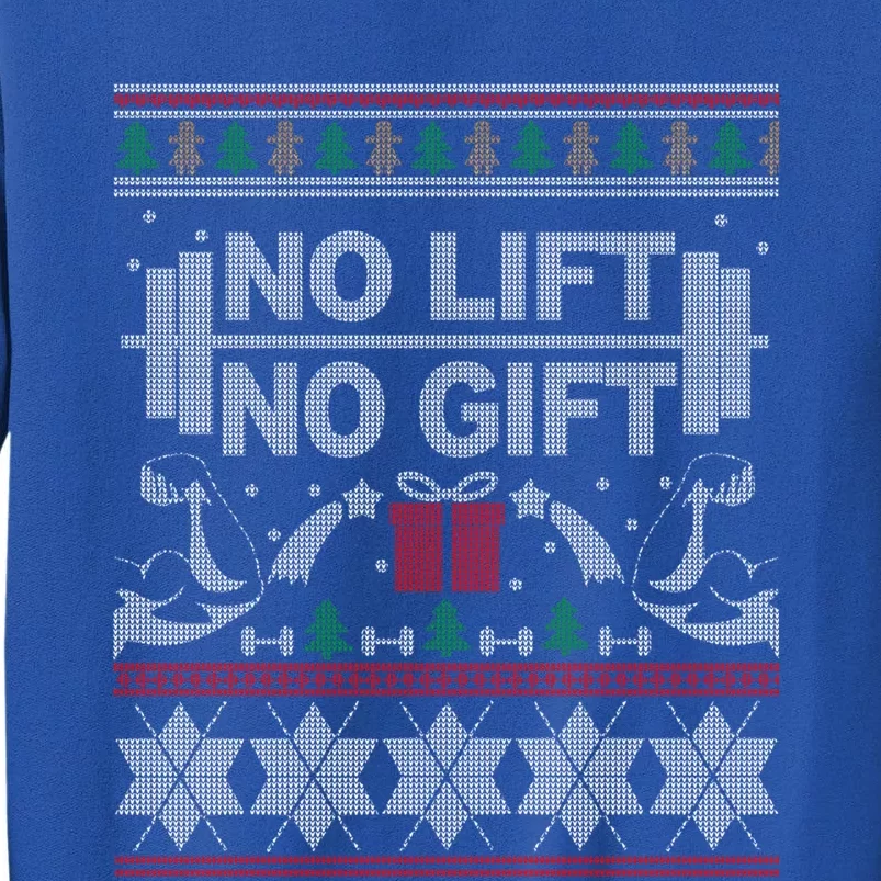 No Lift No Gift Ugly Christmas Sweater Bodybuilder Xmas Gift Cool Gift Sweatshirt