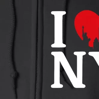 Nyc Love New York Love Ny Love Full Zip Hoodie