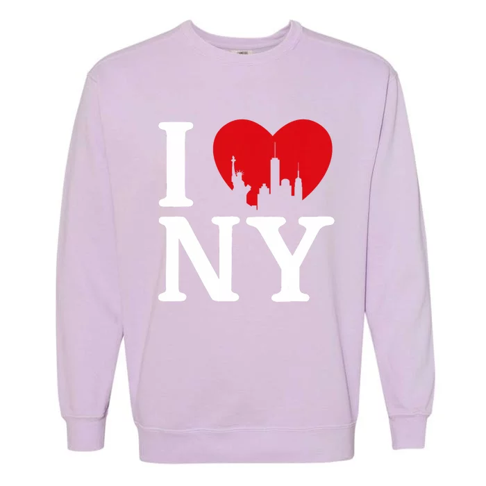 Nyc Love New York Love Ny Love Garment-Dyed Sweatshirt