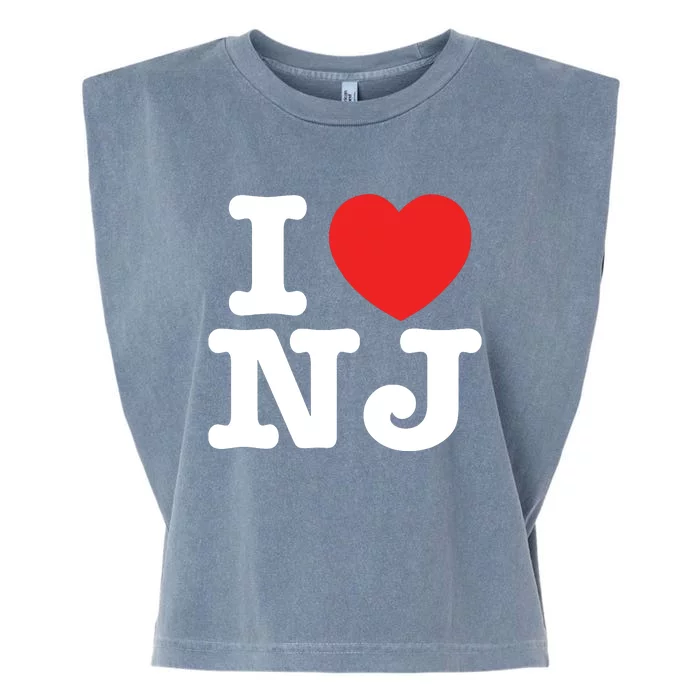 Nj Love Garment-Dyed Women's Muscle Tee