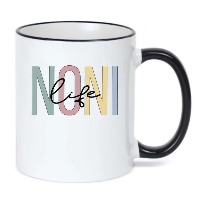 Noni Life Noni Grandma Boho Noni Grandmother Black Color Changing Mug