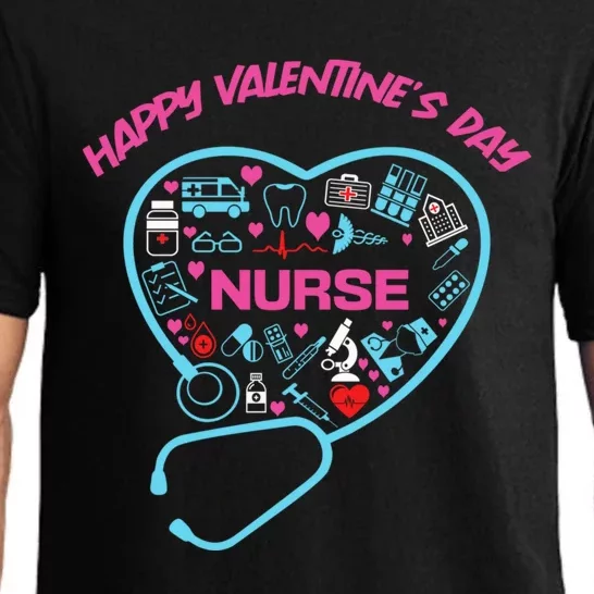 Nurse Love Nursing Student Registered Nurse Valentine Day Cool Gift Pajama Set