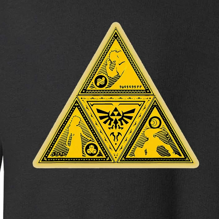 N.I.N.T.E.N.D.O Legend Of Z.E.L.D.A Glowing Triforce Graphic Toddler Sweatshirt