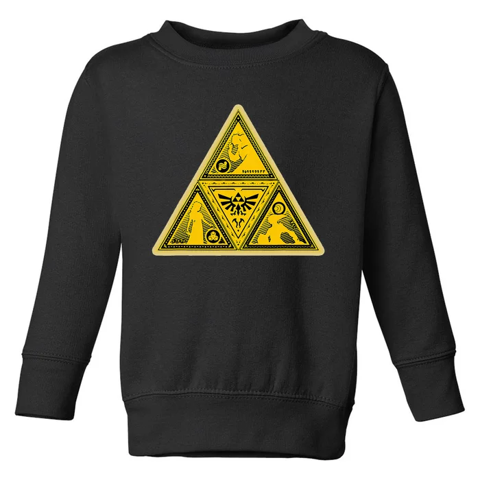 N.I.N.T.E.N.D.O Legend Of Z.E.L.D.A Glowing Triforce Graphic Toddler Sweatshirt