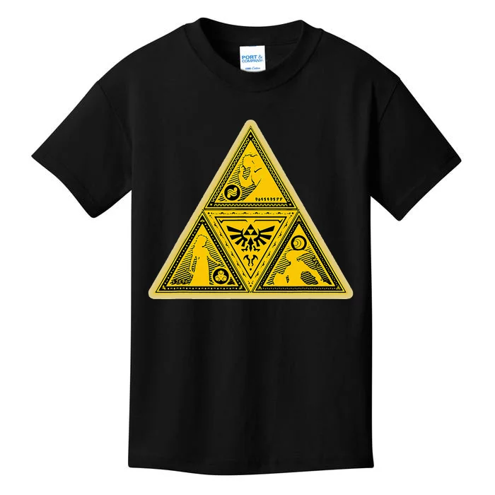 N.I.N.T.E.N.D.O Legend Of Z.E.L.D.A Glowing Triforce Graphic Kids T-Shirt