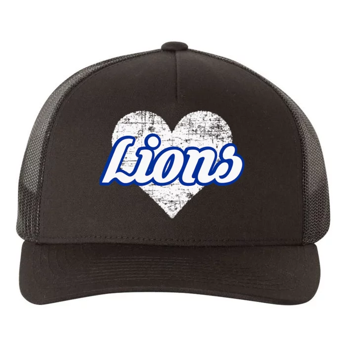 Northwest Lions Over Heart Yupoong Adult 5-Panel Trucker Hat