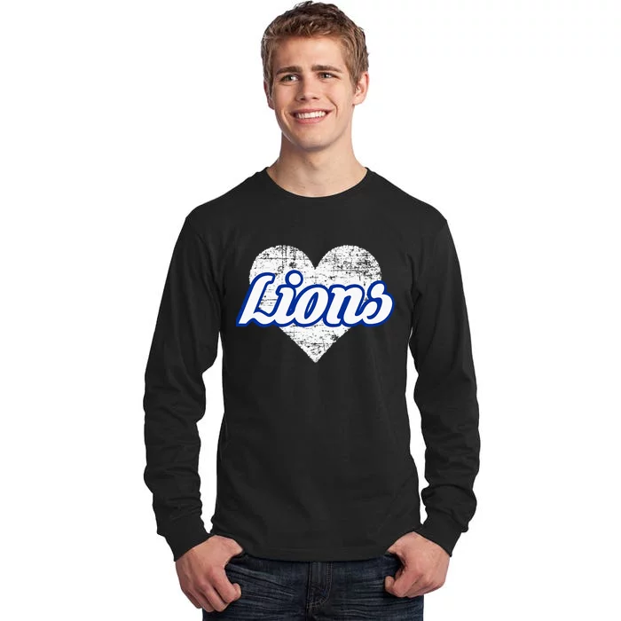 Northwest Lions Over Heart Tall Long Sleeve T-Shirt