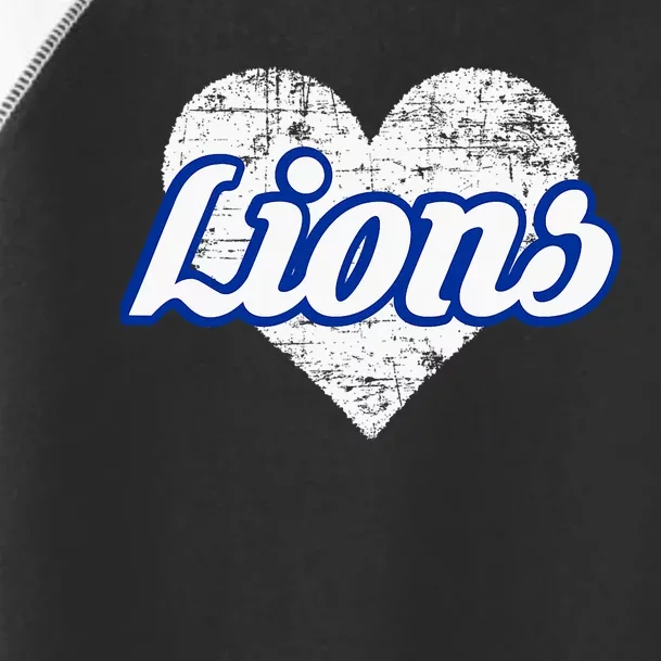 Northwest Lions Over Heart Toddler Fine Jersey T-Shirt