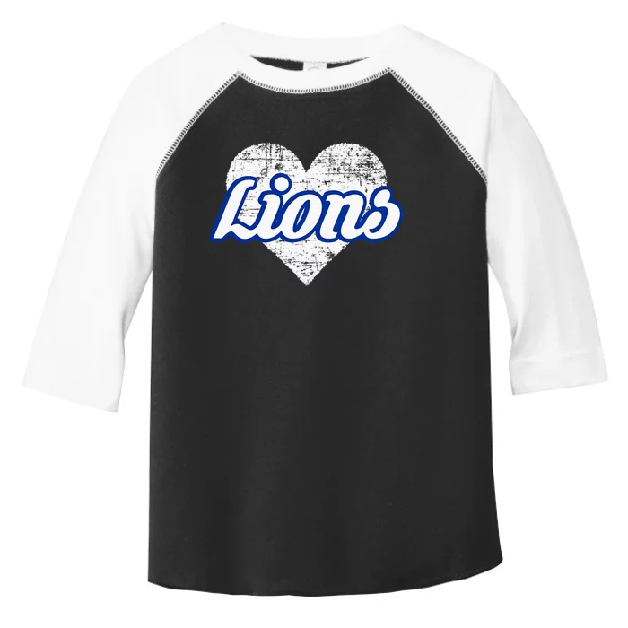 Northwest Lions Over Heart Toddler Fine Jersey T-Shirt