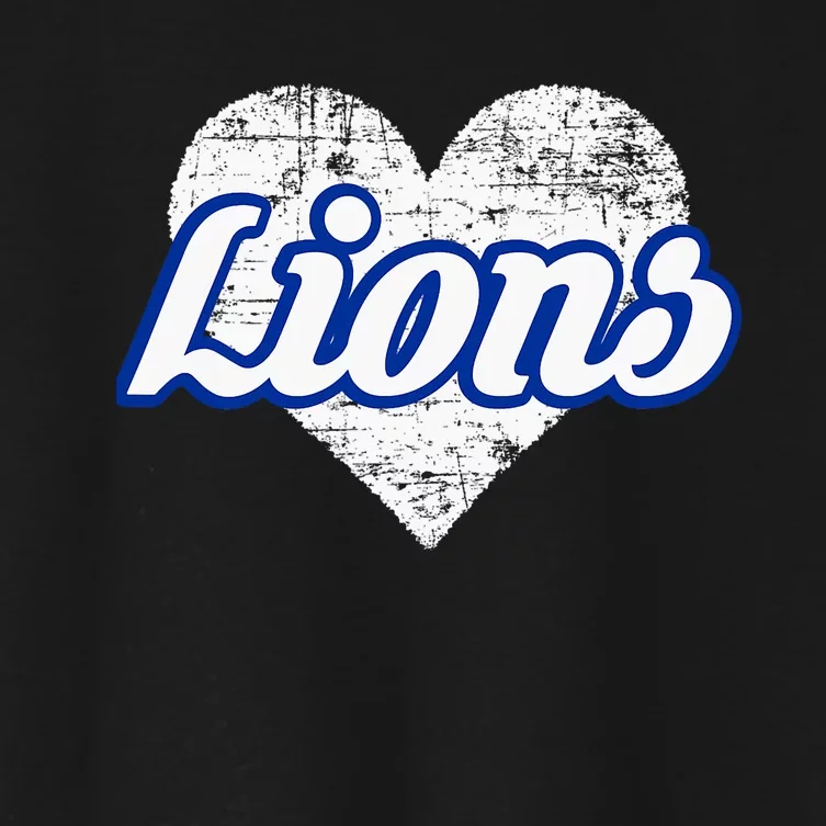 Northwest Lions Over Heart Women's Crop Top Tee