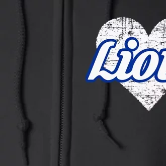 Northwest Lions Over Heart Full Zip Hoodie