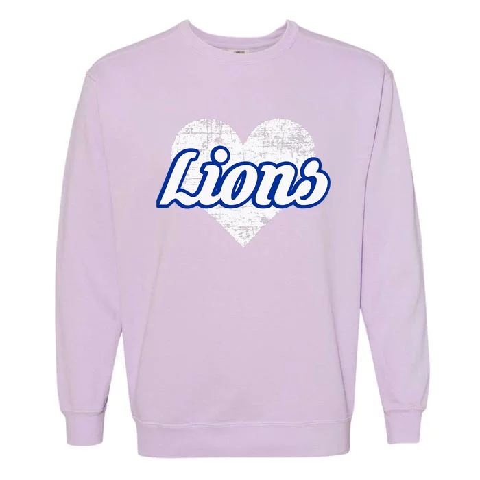 Northwest Lions Over Heart Garment-Dyed Sweatshirt