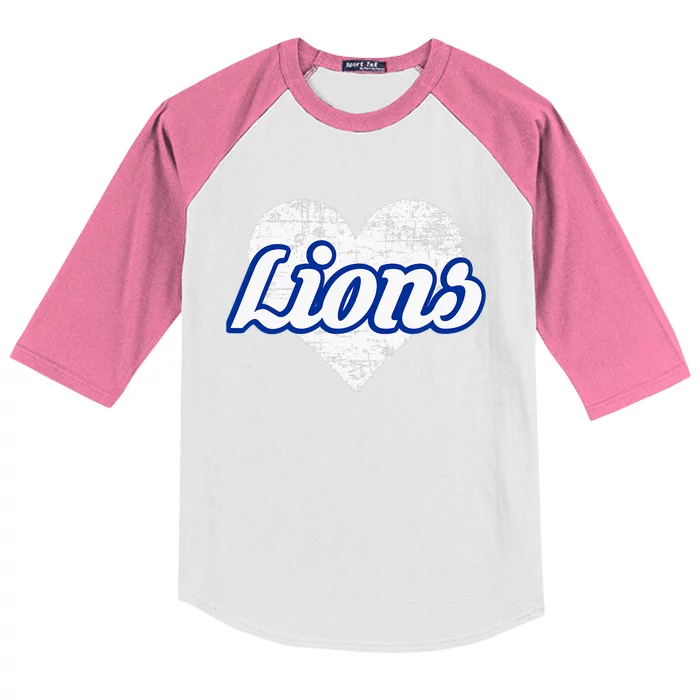 Northwest Lions Over Heart Kids Colorblock Raglan Jersey