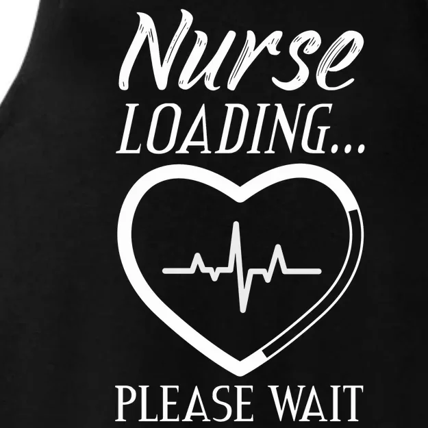 Nurse Loading.... Please Wait Ladies Tri-Blend Wicking Tank