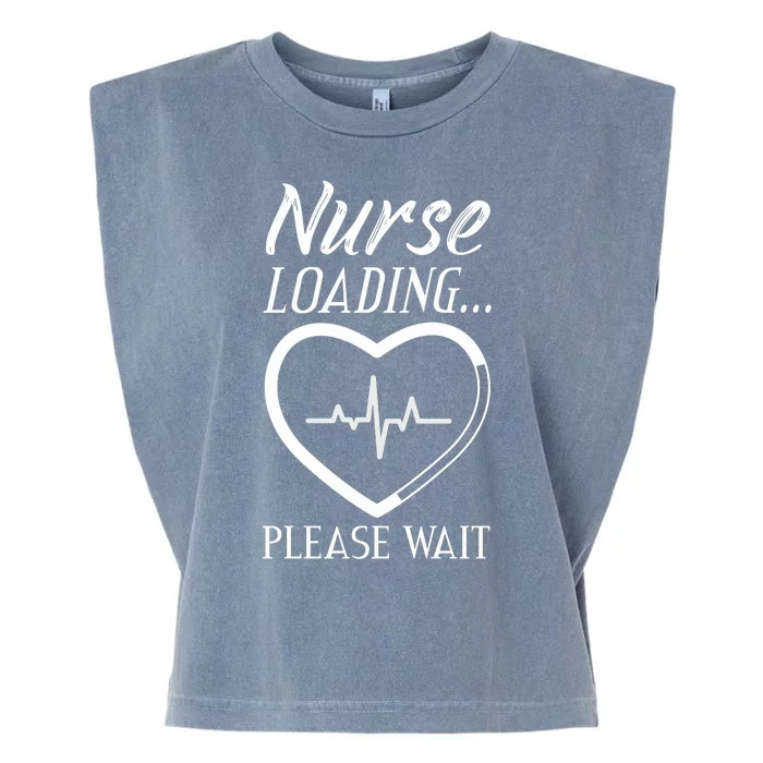 Nurse Loading.... Please Wait Garment-Dyed Women's Muscle Tee