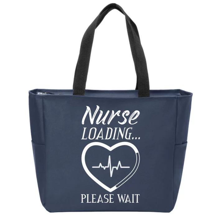 Nurse Loading.... Please Wait Zip Tote Bag