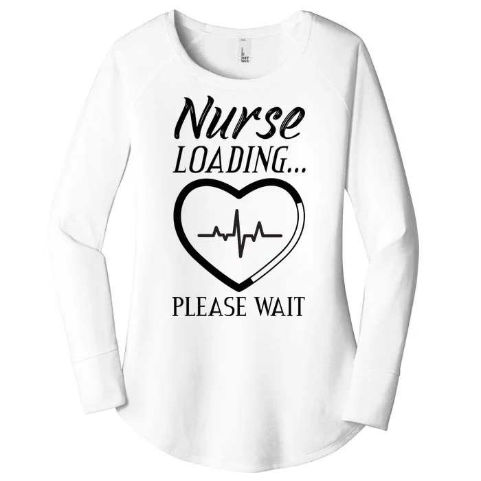 Nurse Loading.... Please Wait Women's Perfect Tri Tunic Long Sleeve Shirt