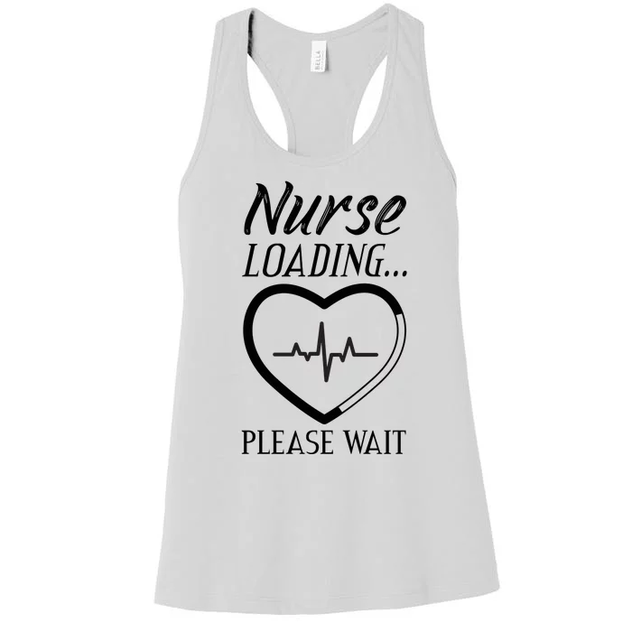 Nurse Loading.... Please Wait Women's Racerback Tank