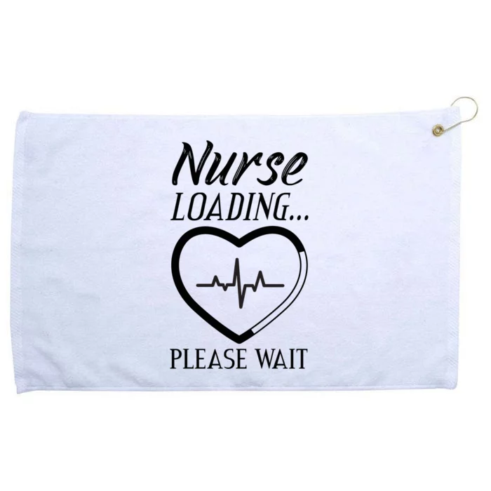 Nurse Loading.... Please Wait Grommeted Golf Towel