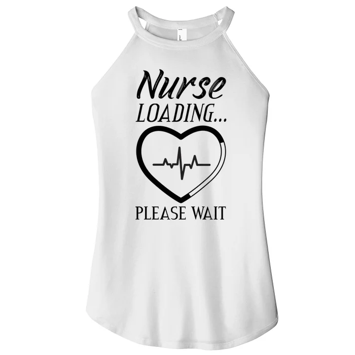 Nurse Loading.... Please Wait Women’s Perfect Tri Rocker Tank