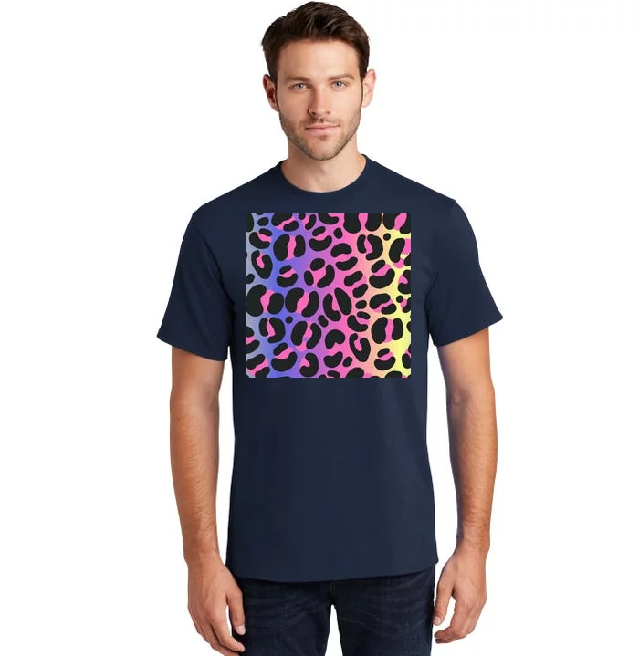 Neon Leopard Pattern Tall T-Shirt