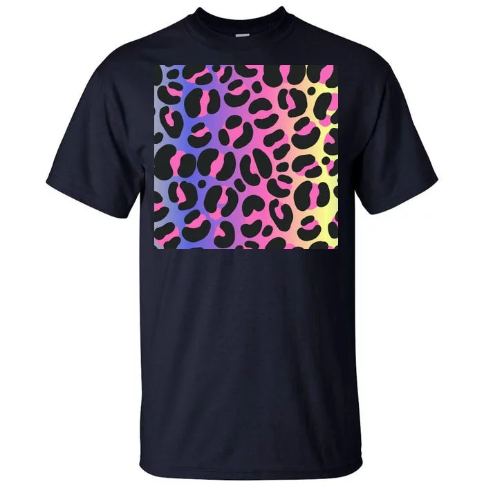 Neon Leopard Pattern Tall T-Shirt