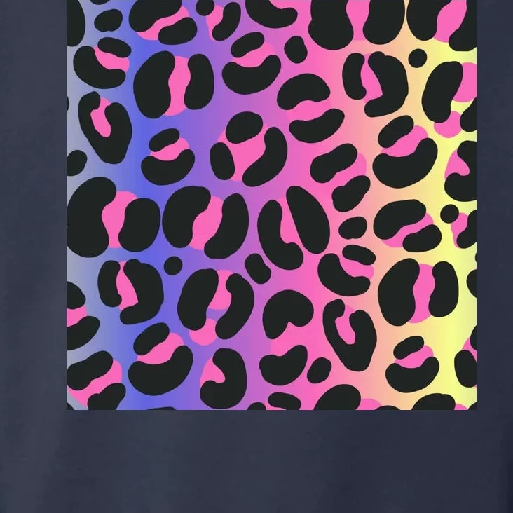 Neon Leopard Pattern Toddler Hoodie