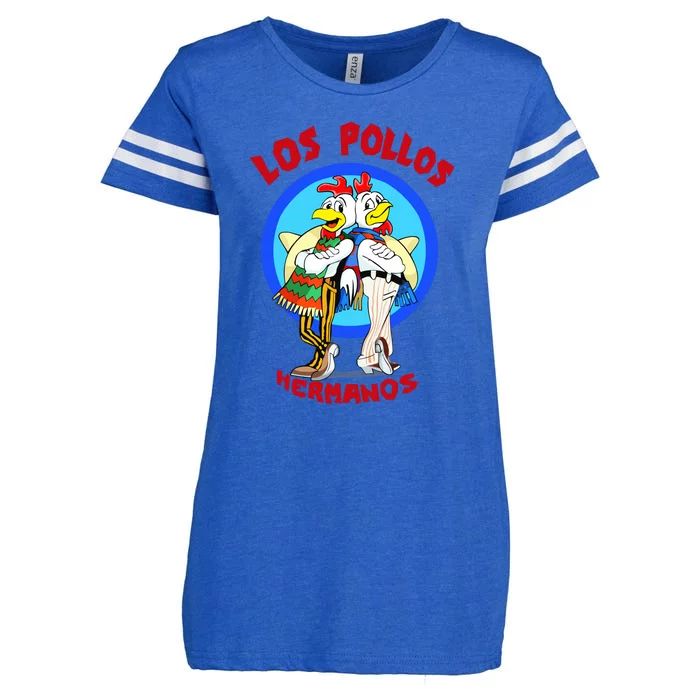 New Los Pollos Cool Vector Design Tshirt Enza Ladies Jersey Football T-Shirt