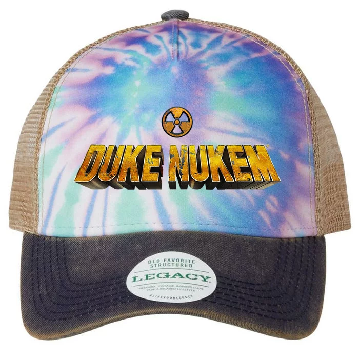 Nukem Logo Radiation Symbol Legacy Tie Dye Trucker Hat