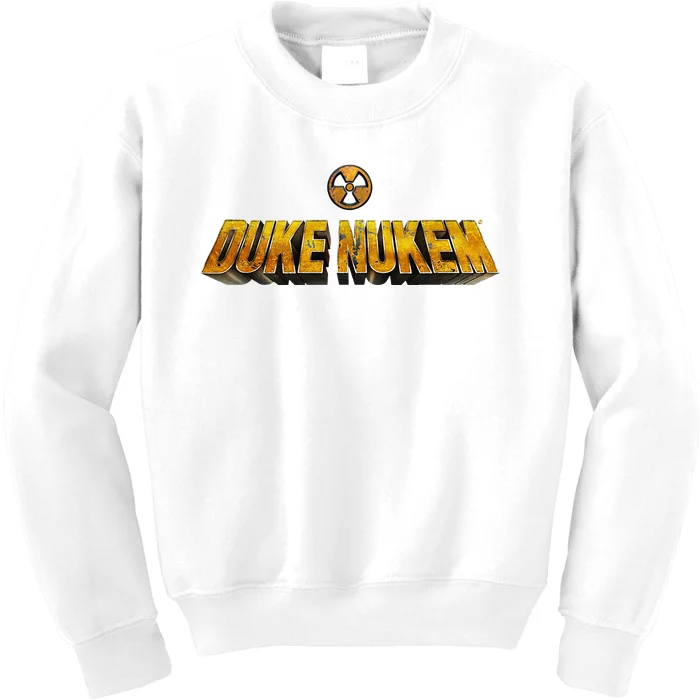 Nukem Logo Radiation Symbol Kids Sweatshirt