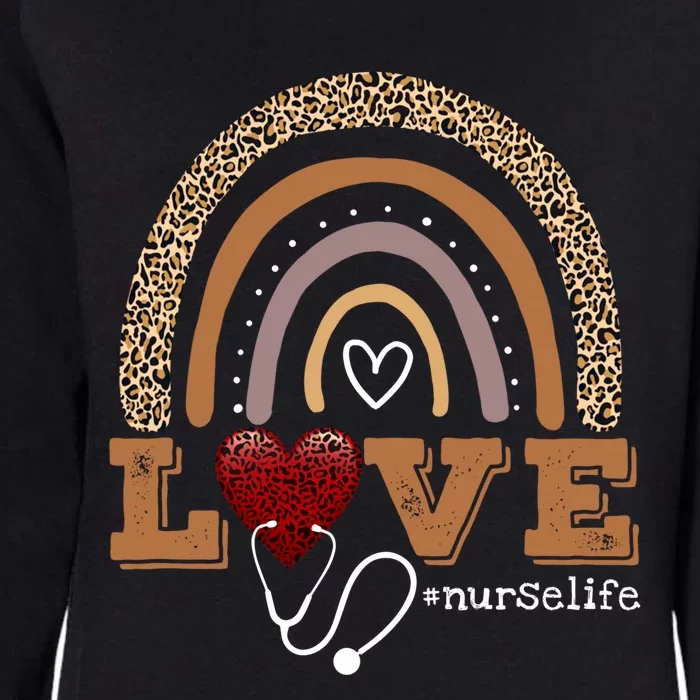 Nurse Life Rn Lpn Cna Healthcare Heart Nurse Life Gift Womens California Wash Sweatshirt