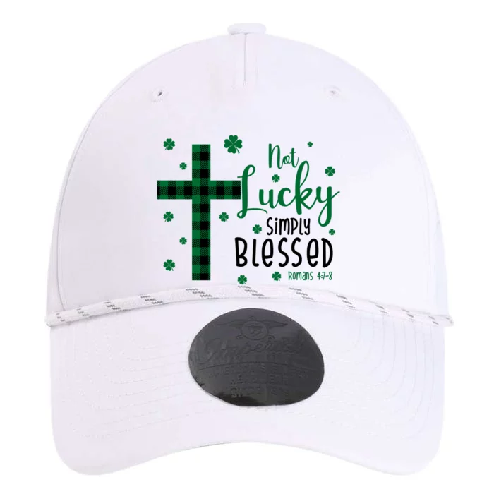 Not Lucky Simply Blessed St Patrick's Day Christianity Performance The Dyno Cap