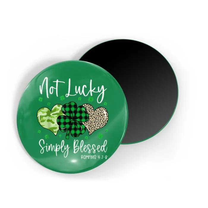 Not Lucky Simply Blessed Christian St Patricks Day Irish Magnet