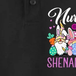 Nurses Love Shenanigans Tee Gnome Easter Day Nurse Dry Zone Grid Performance Polo