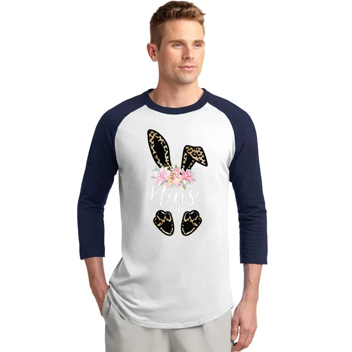 Nurse Life Stethoscope Nursing Cute Easter Bunny Easter Day Baseball Sleeve Shirt