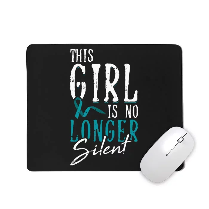 No Longer Silent Sexual Assault Awareness Gifts Survivor Mousepad