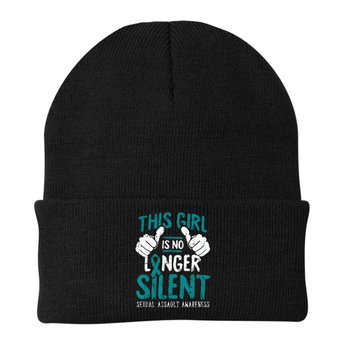 No Longer Silent Sexual Assault Awareness Gifts Survivor Knit Cap Winter Beanie