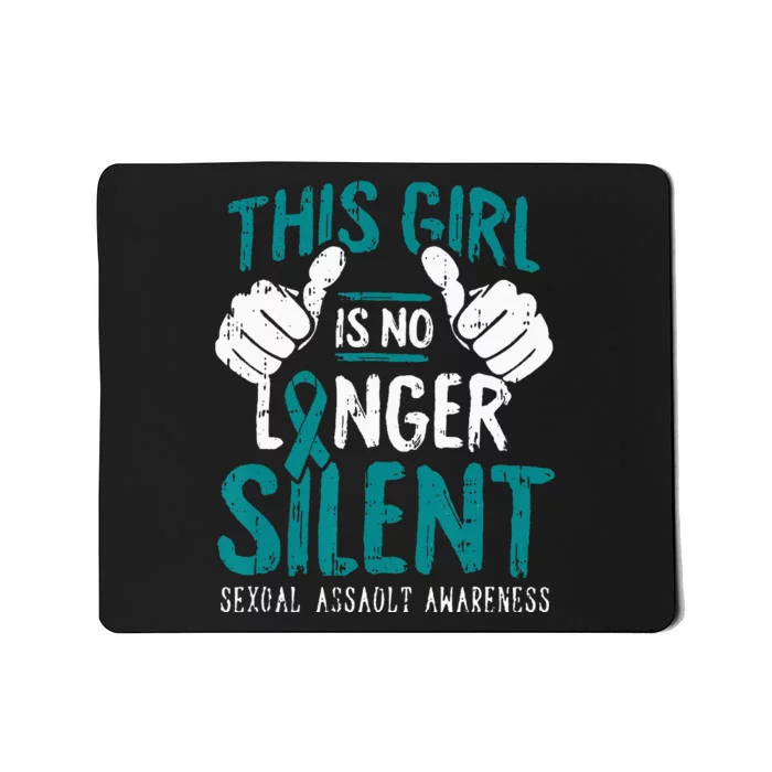 No Longer Silent Sexual Assault Awareness Gifts Survivor Mousepad