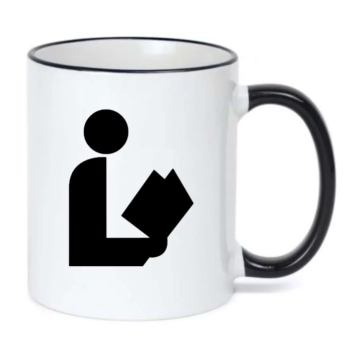 National Library Symbol Black Color Changing Mug