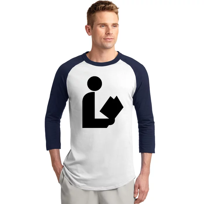 National Library Symbol Baseball Sleeve Shirt