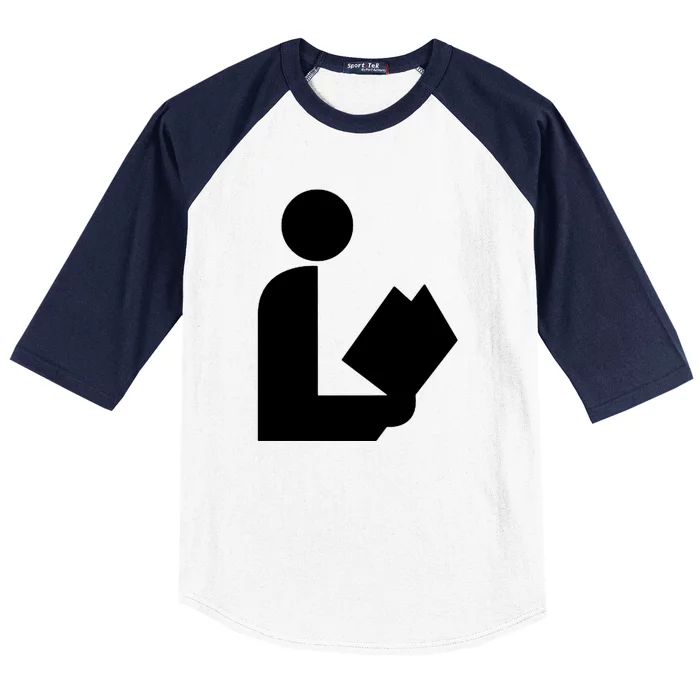 National Library Symbol Baseball Sleeve Shirt