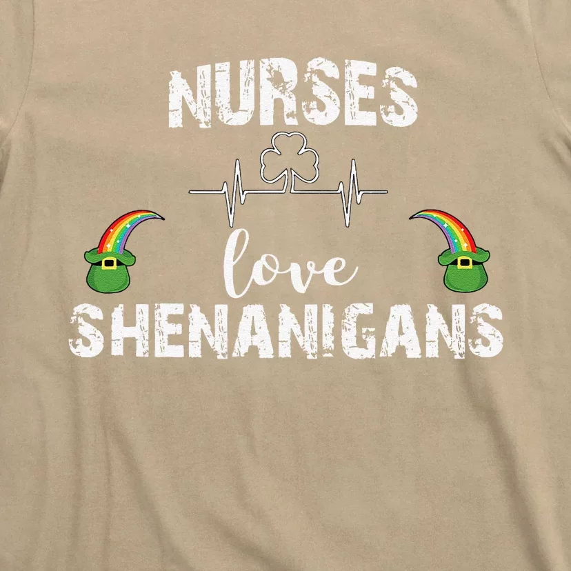 Nurses Love Shenanigans St. Patricks Day Women T-Shirt